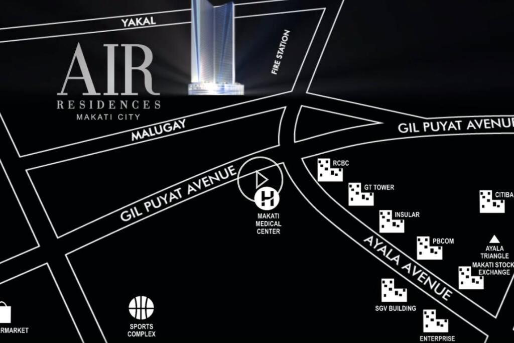 Great View 1 Bedroom Condo In Makati Near Trident Tower Manilla Buitenkant foto